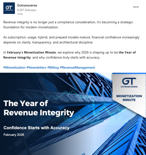 Revenue integrity