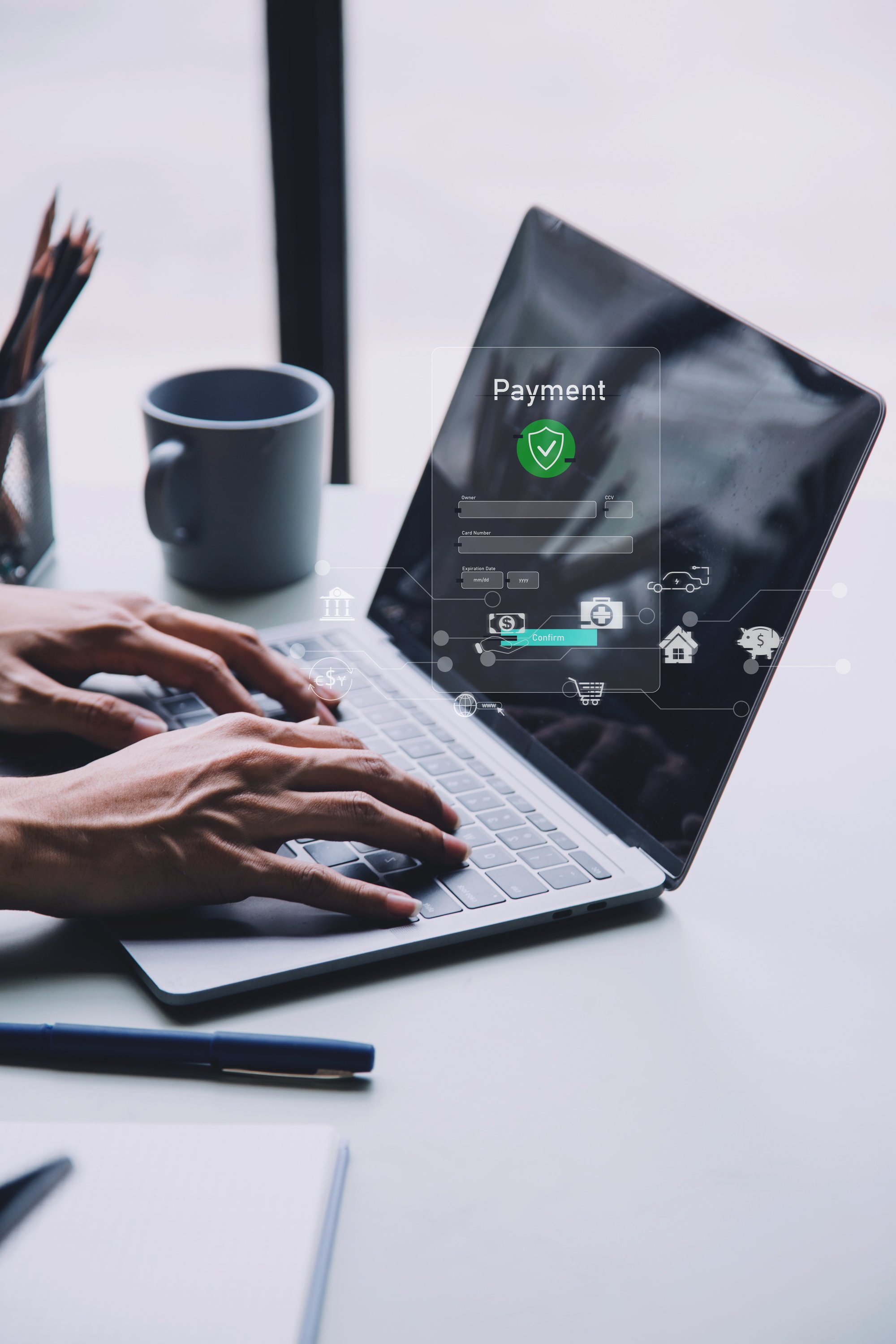 digital-banking-network-internet-payment-financial-technology-fintech-concept-businessman-using-smartphone-with-icons-virtual-screen-online-shopping-payment-via-mobile-banking-apps