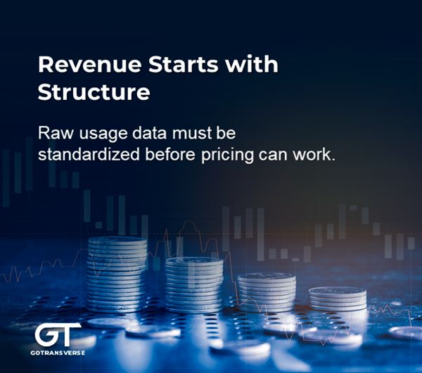 How Raw Usage Becomes Revenue: Why Standardization Comes Before Pricing