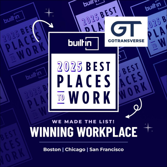 Gotransverse Recognized by Built In as a Top Workplace